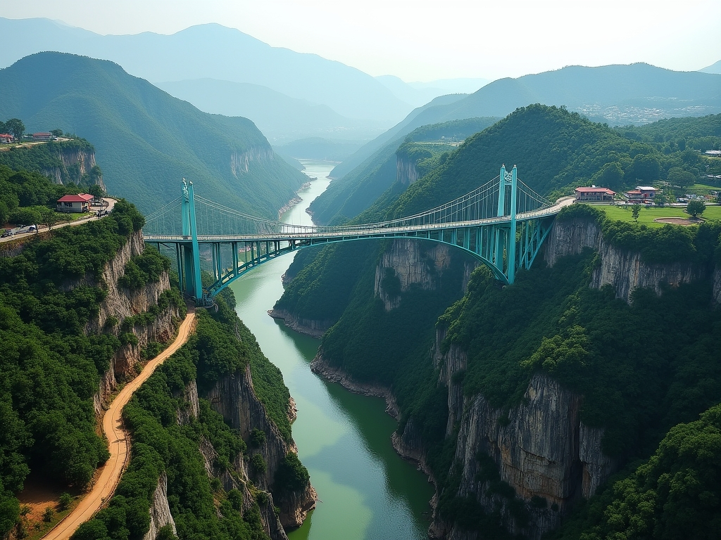 China has unveiled the world’s tallest bridge, transforming life in a remote region