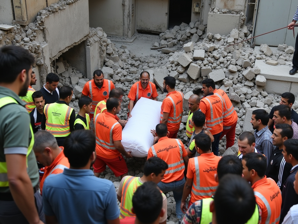 Gaza building collapse leaves 20 dead, dozens trapped beneath rubble