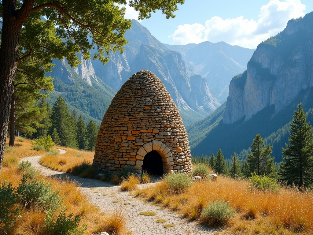 ‘Sleeping inside a sculpture is a brilliant idea’: hiking Andy Goldsworthy’s vast art trail through Haute-Provence